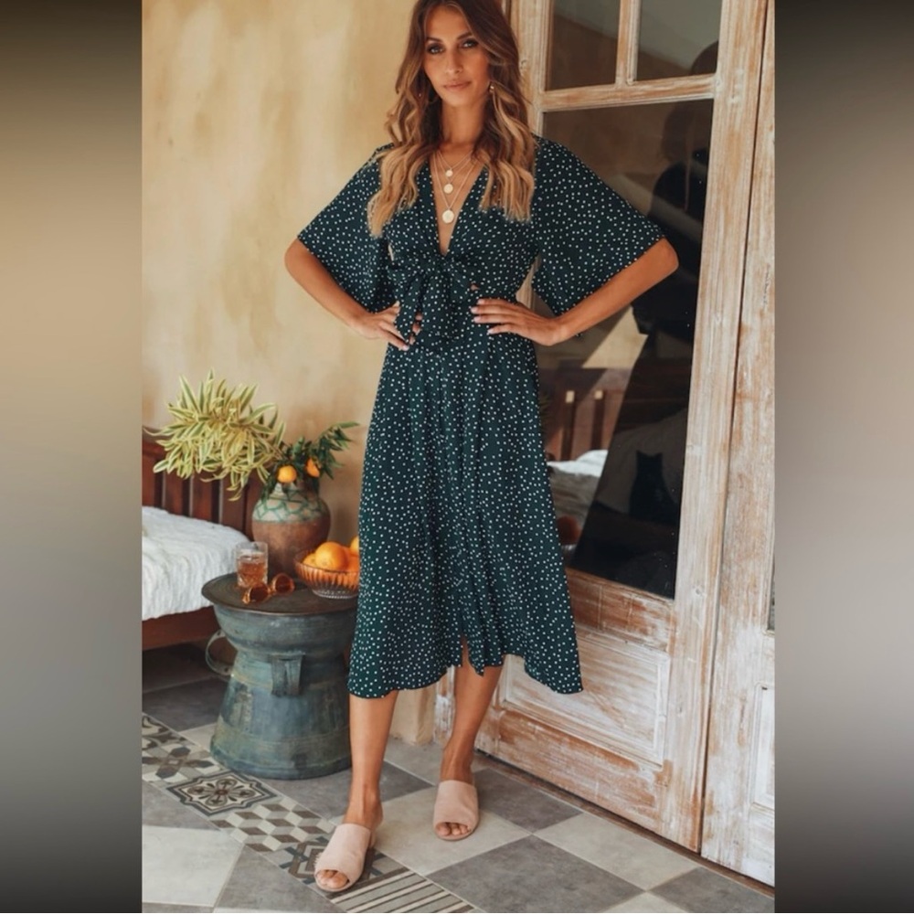 Hello Molly Stuck in your Ways midi dress